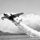 A Martin PBM Mariner performs a rocket-assisted takeoff in 1944 (US Navy)